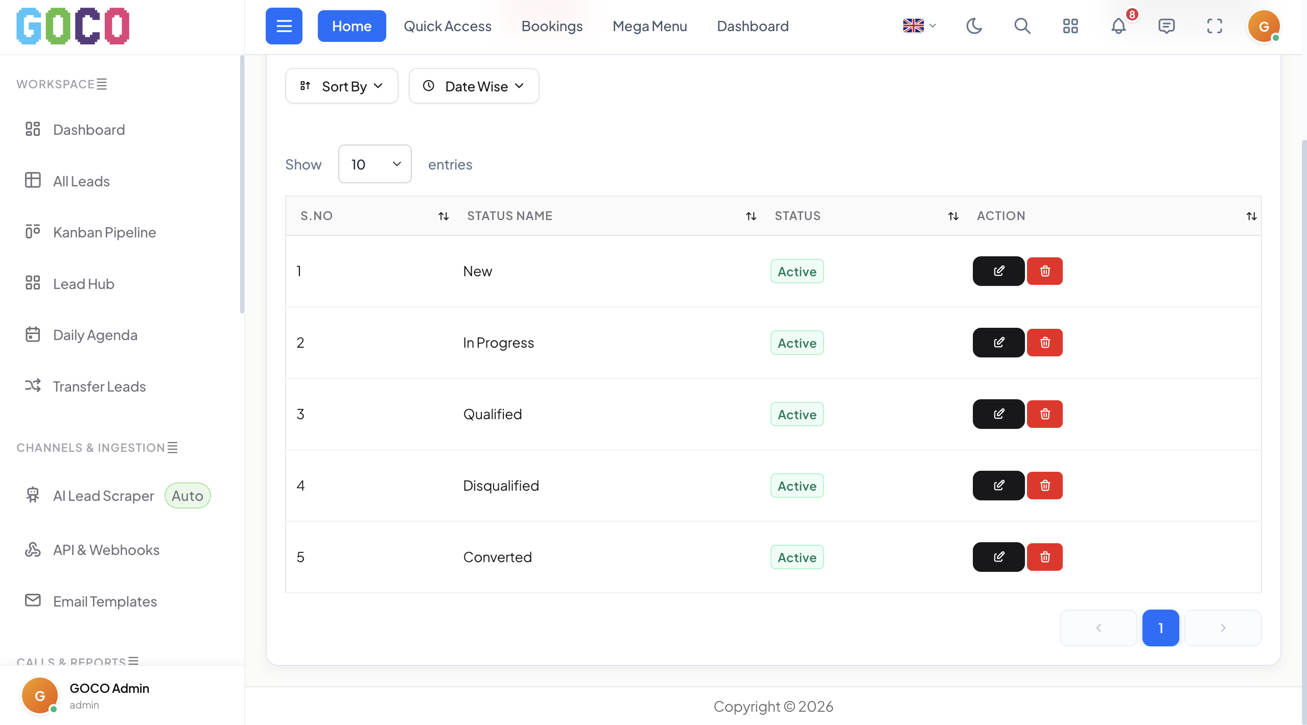 Dashboard Pipeline